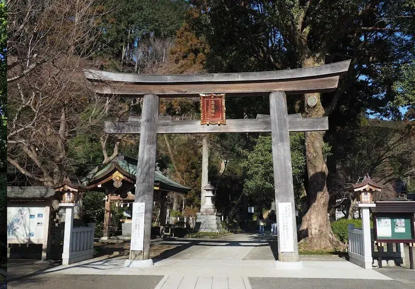 高麗神社の鳥居（埼玉県日高市・出世明神・道開き・現状打破）