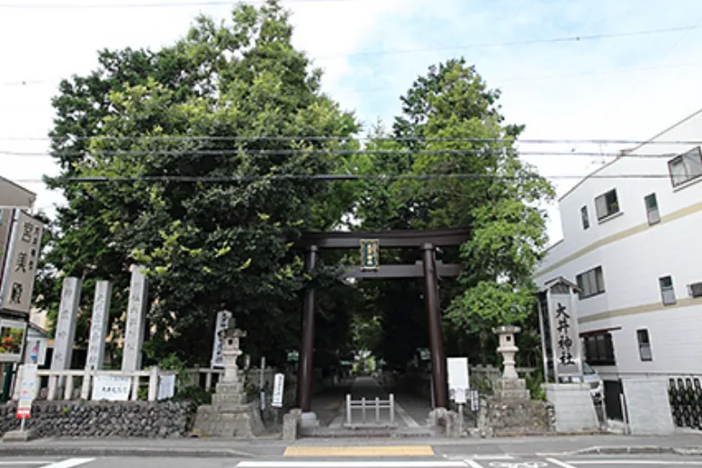 大井神社の鳥居（静岡県島田市・川の神・安産と厄除け）