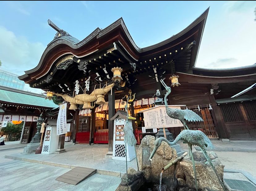 櫛田神社の楼門（福岡市博多区・不老長寿・博多総鎮守・厄除け）